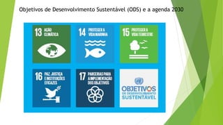 Objetivos de Desenvolvimento Sustentável (ODS) e a agenda 2030
 