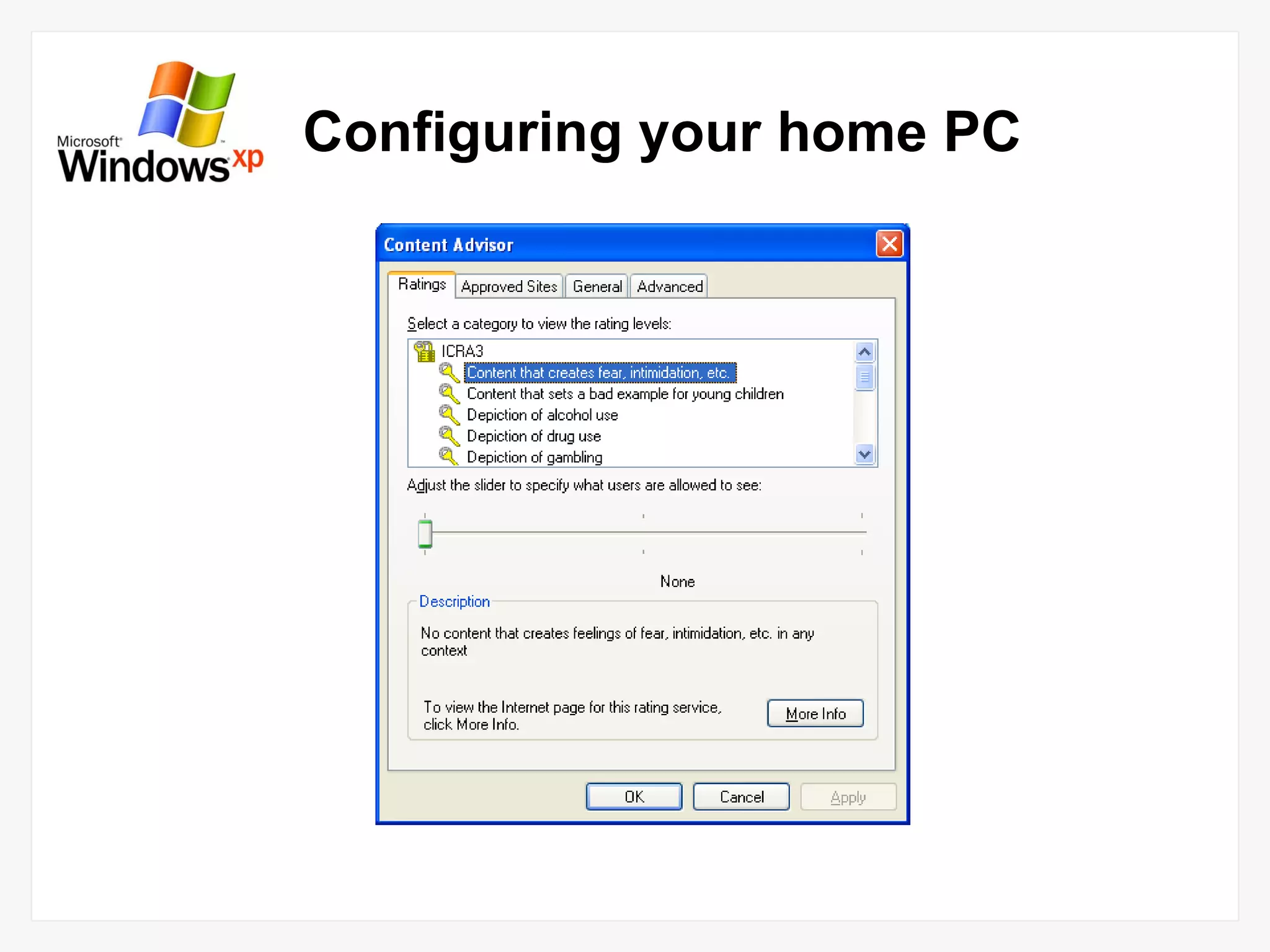 Configuring your home PC 