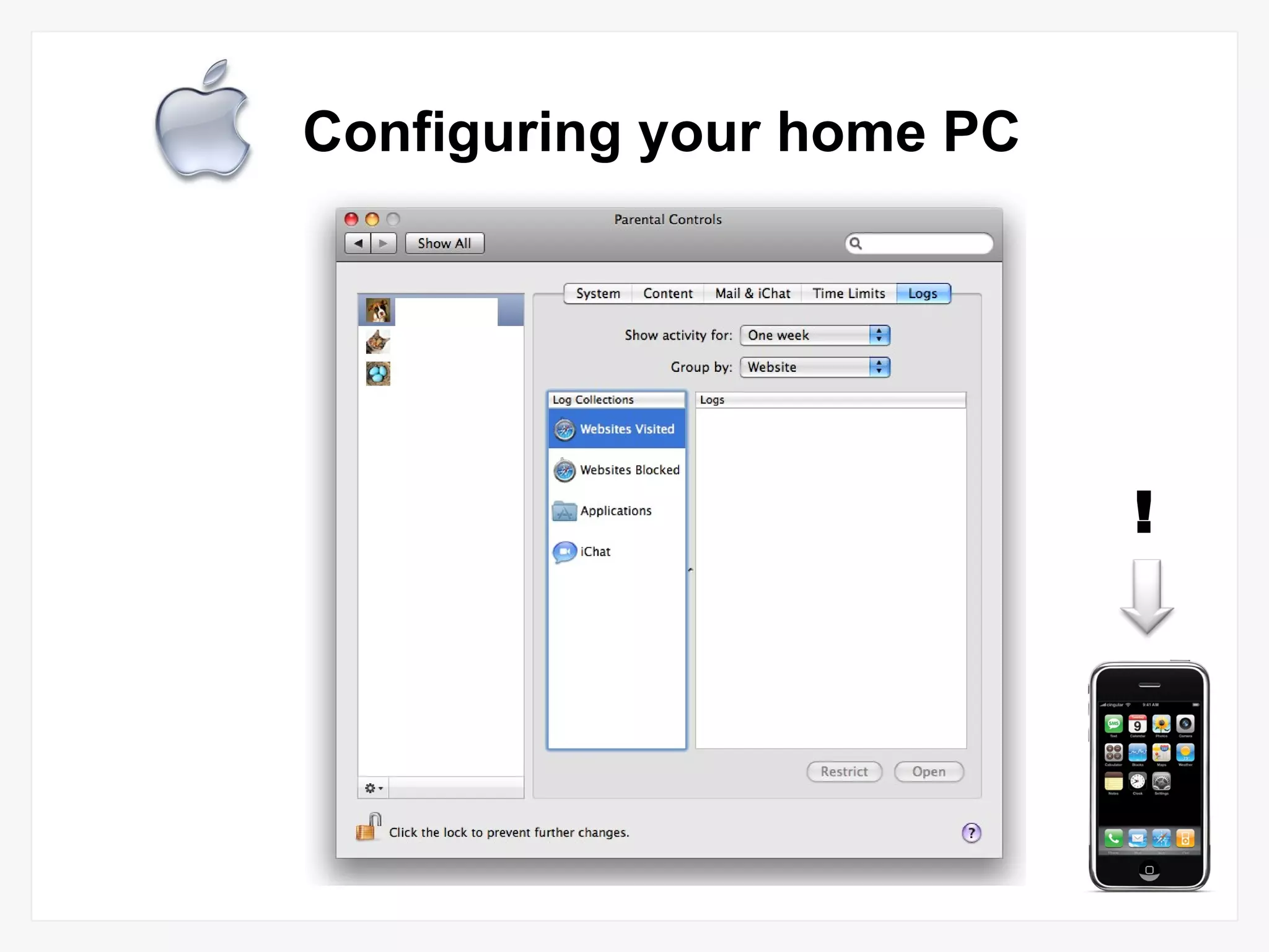 Configuring your home PC ! 