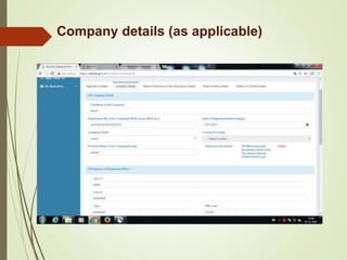 Company details (as applicable)
 