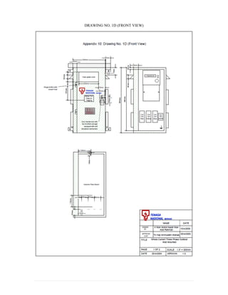 DRAWING NO. 1D (FRONT VIEW)
 