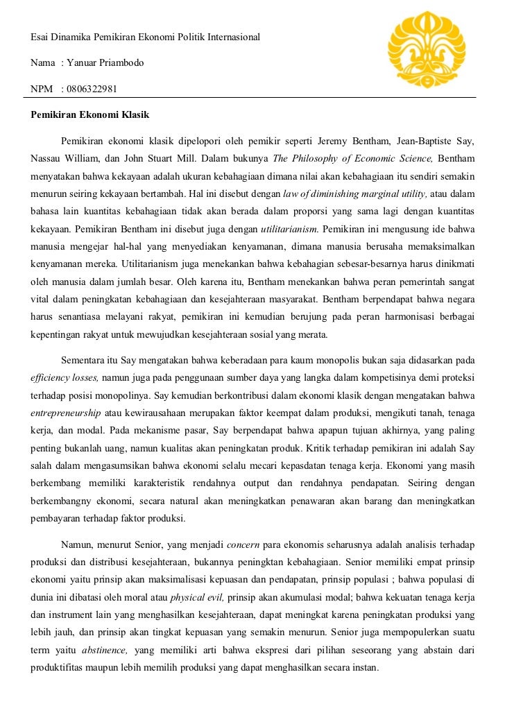 contoh essay tentang ekonomi digital