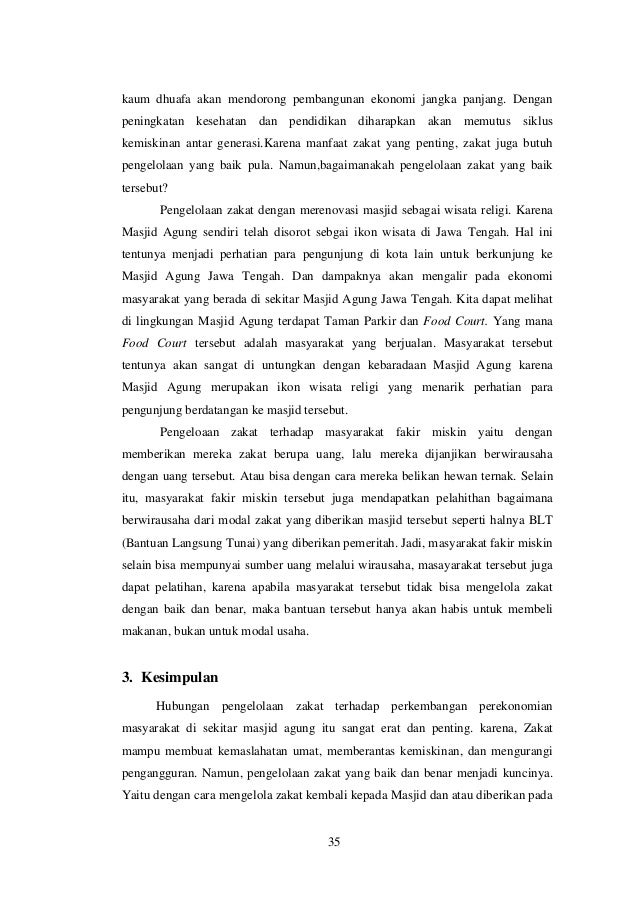 Contoh Esai Tentang Zakat