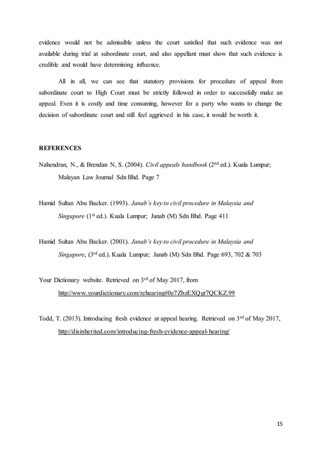 CIVIL PROCEDURE PROCEDURE OF FILING AN APPEAL FROM SUBORDINATE COURT 