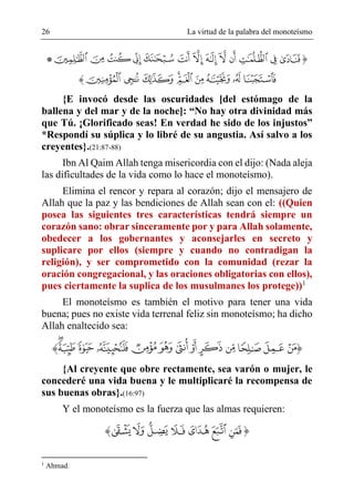 El Monoteísmo. (tawheed) | PDF