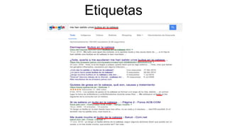 Etiquetas
 