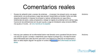 Comentarios reales
 