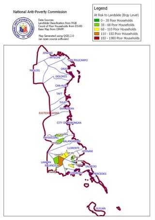 Eastern Samar Landslide Areas