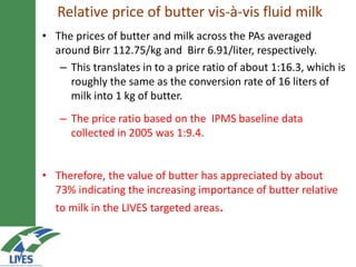 Developing the butter value chain in Ethiopia 