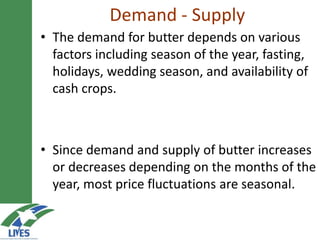 Developing the butter value chain in Ethiopia 