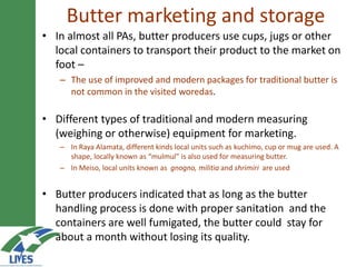 Developing the butter value chain in Ethiopia 