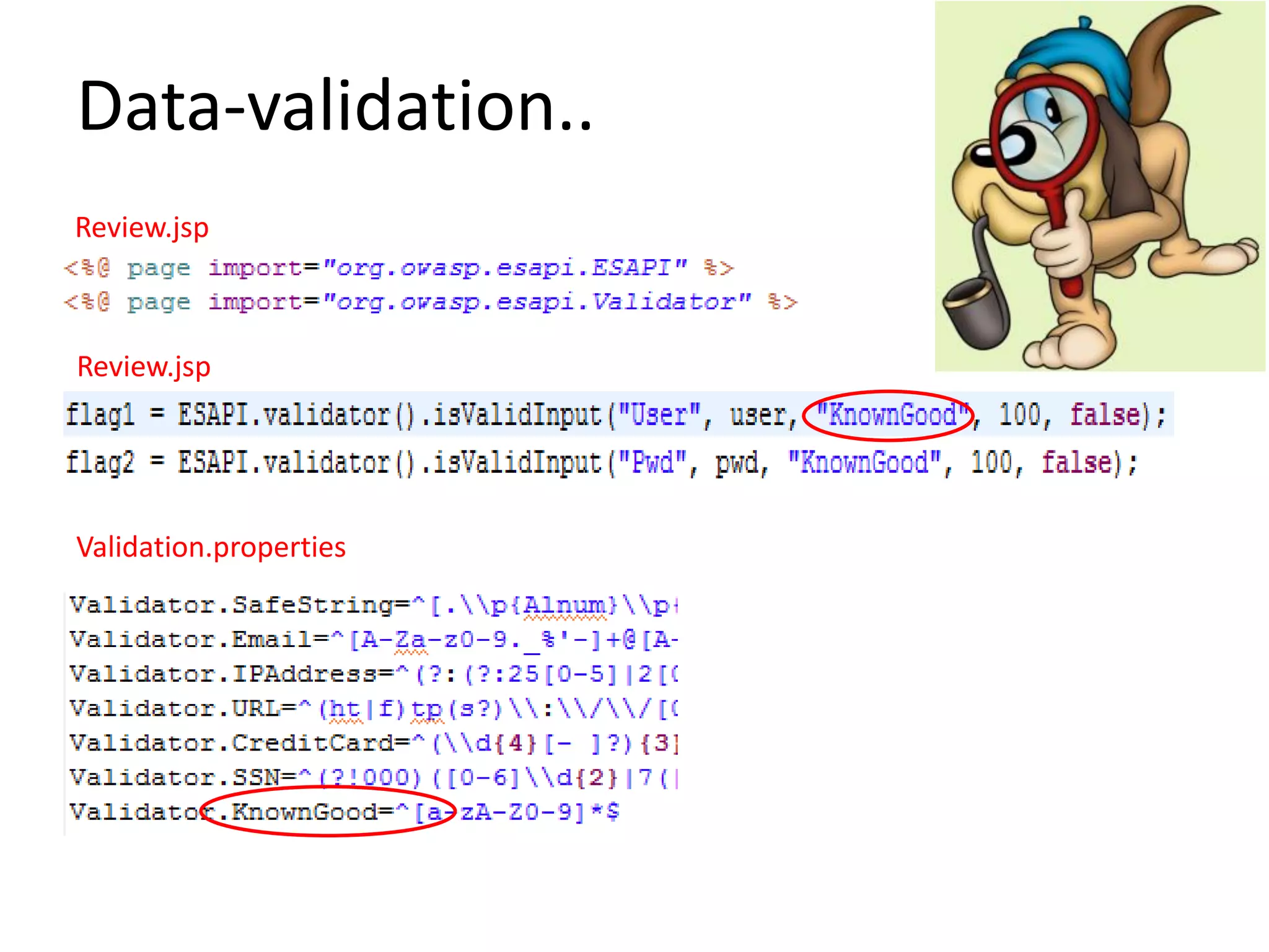 Data-validation..
Review.jsp
Review.jsp
Validation.properties