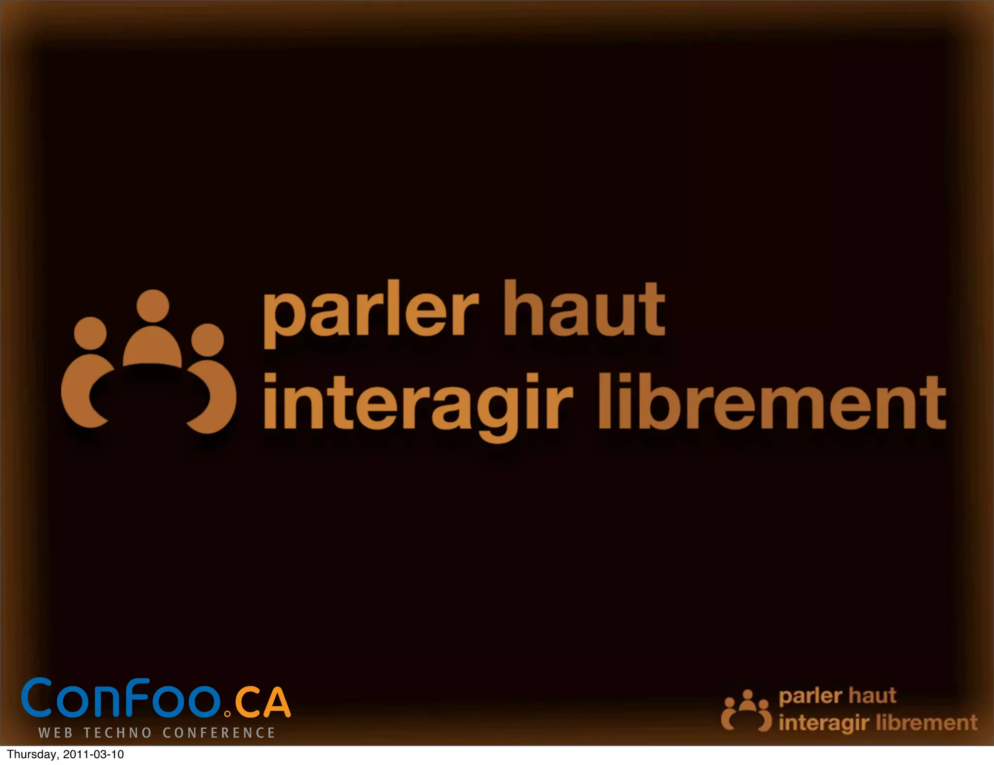 Thursday, 2011-03-10
 