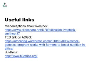 The science of genomics and livestock genetic improvement