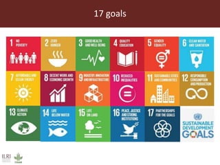 The roles of livestock in achieving the sustainable development goals