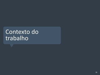 Contexto do
trabalho



              35
 