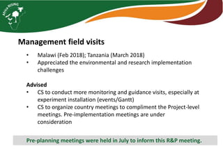 Africa RISING East and Southern Africa project overview