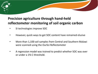 Intensifying legume/cereal cropping systems in Malawi