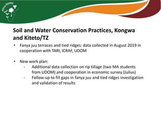 Preliminary work plan gender studies in Africa RISING ESA 2019/2020