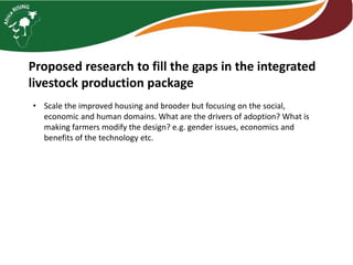 Integrated livestock feed interventions  