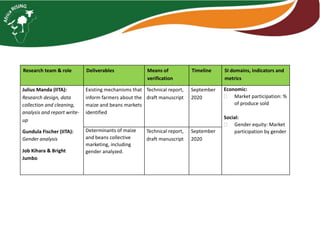 Functionality of markets and the economic analysis of sustainable intensification technologies