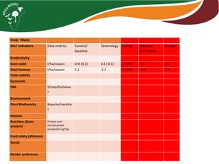 Maize legume Intensification – case studies from Malawi
