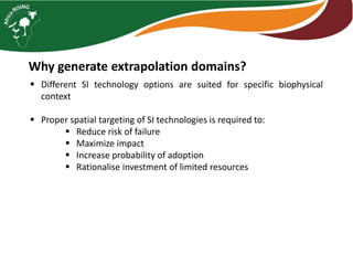 Developing technology extrapolation domains for agronomic technology packages