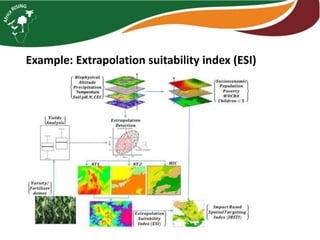 Developing technology extrapolation domains for agronomic technology packages