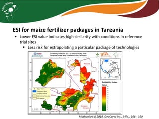 Developing technology extrapolation domains for agronomic technology packages