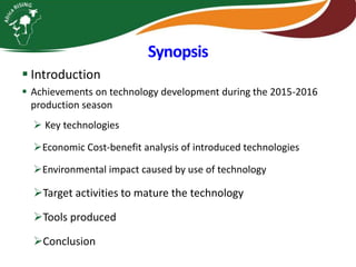 Integrating vegetables into maize based-farming systems in Babati District, Tanzania