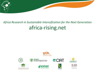 Update on Babati District Research–for–Development (R4D) Platform, Tanzania