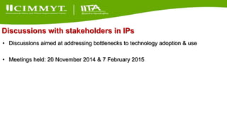 Update on the Sustainable Intensification of Maize-Legume Systems for the Eastern Province of Zambia-Africa RISING (SIMLEZA-AR) Project