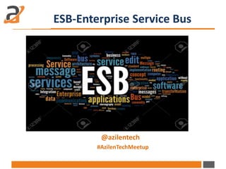 Enterprise Service Bus
@azilentech
#AzilenTechMeetup
 