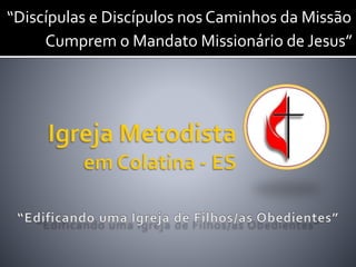 “Discípulas e Discípulos nos Caminhos da Missão 
Cumprem o Mandato Missionário de Jesus” 
 