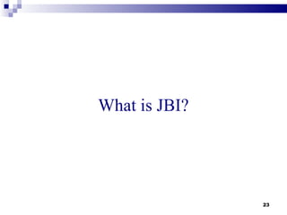 What is JBI?




               23
 