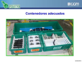 Contenedores adecuados
3/20/2015
 