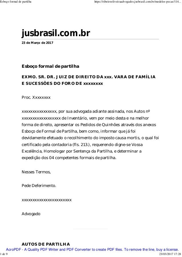 Exemplo De Carta Formal Para Um Juiz Vários Exemplos