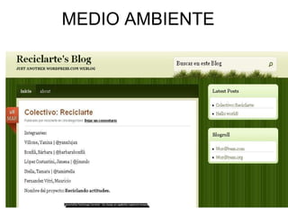 MEDIO AMBIENTE 