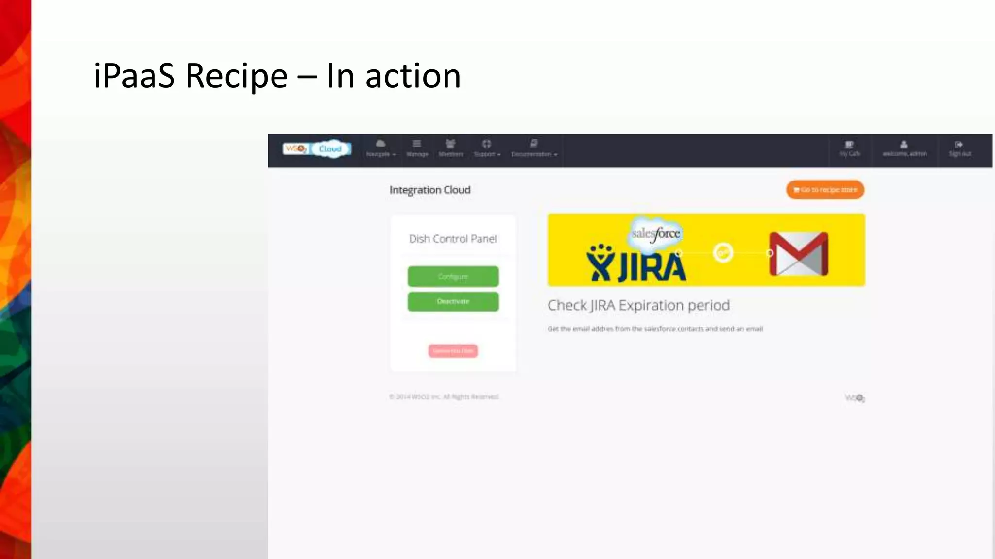 iPaaS Recipe – In action 
 