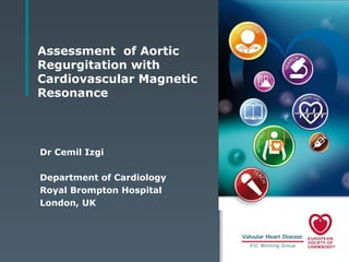 Assessment of Aortic
Regurgitation with
Cardiovascular Magnetic
Resonance

Dr Cemil Izgi
Department of Cardiology
Royal Brompton Hospital
London, UK

 