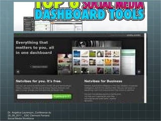 Dr. Angelica Laurençon_Conférence du 29_09_2011 _ ESC Clermont Ferrand. Social Media Workforce 