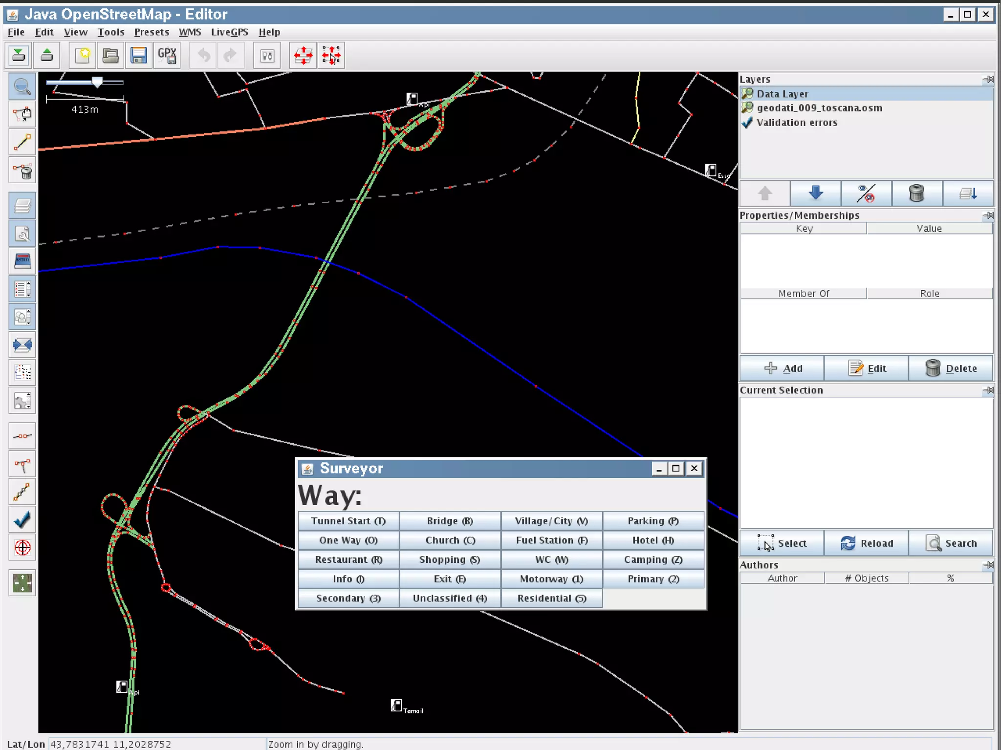Spirito OpenStreetMap nessun project management 
