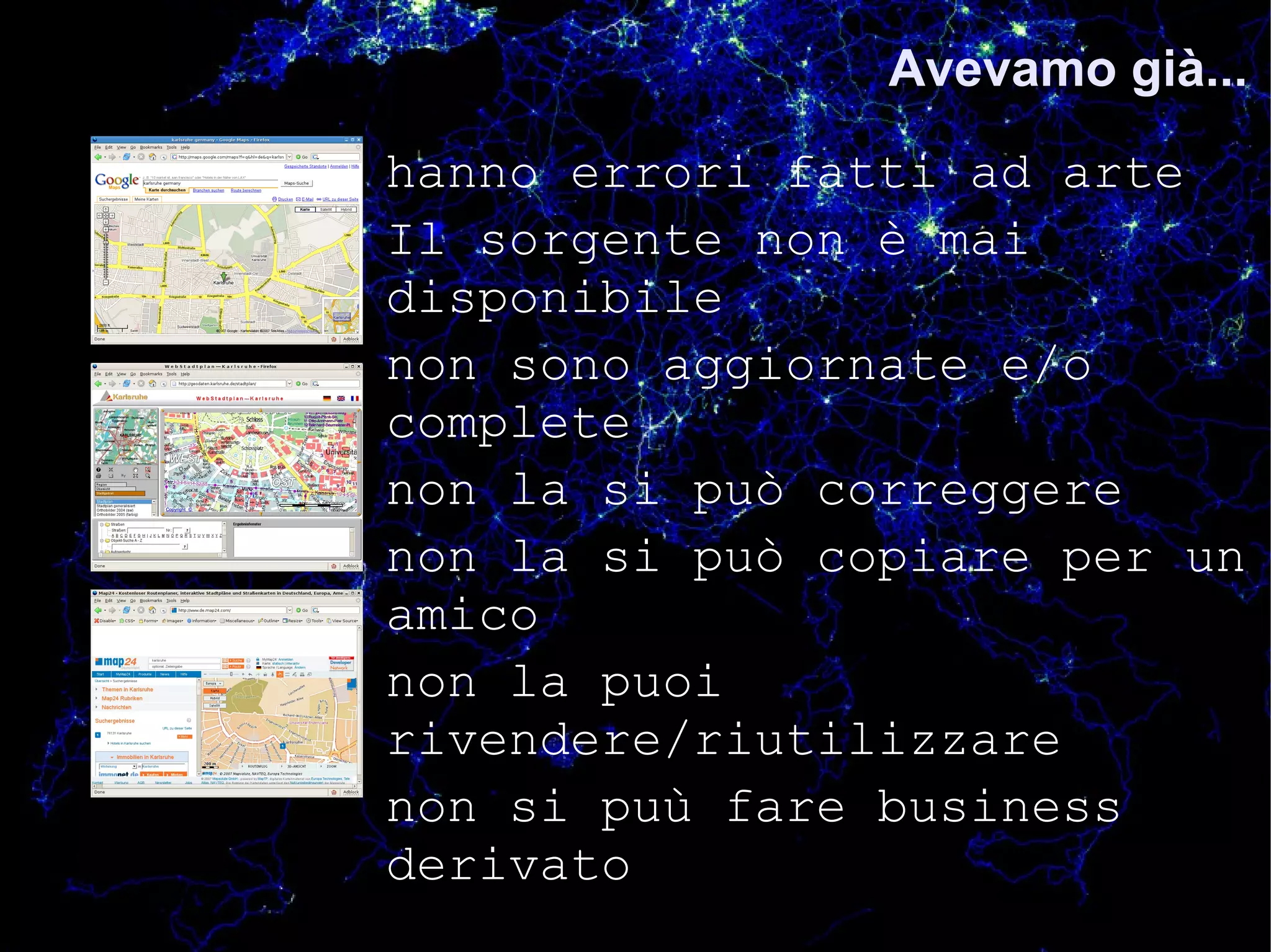 Avevamo già... hanno errori fatti ad arte 