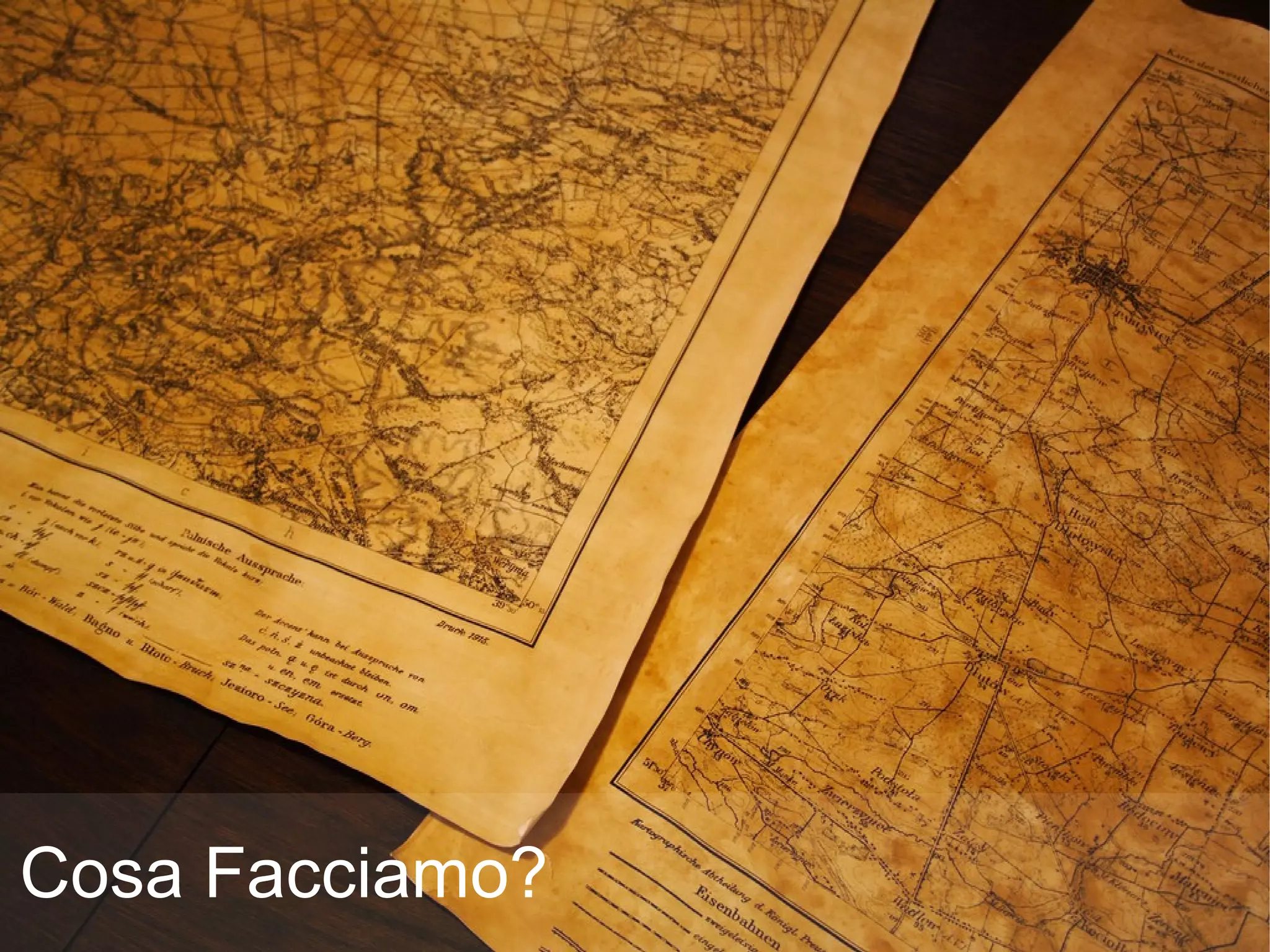 non sono aggiornate e/o complete 