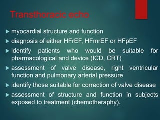 Acute and chronic heart failure (ESC guidline) | PPTX