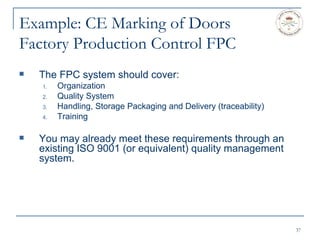 Escad & Ce Marking | PPT