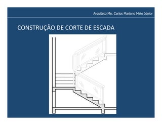 Arquiteto Me. Carlos Mariano Melo Júnior

CONSTRUÇÃO	
  DE	
  CORTE	
  DE	
  ESCADA	
  

 