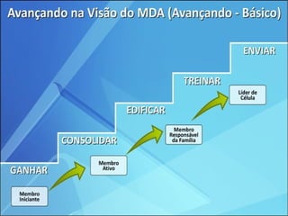 Escada do sucesso na Visão do MDA