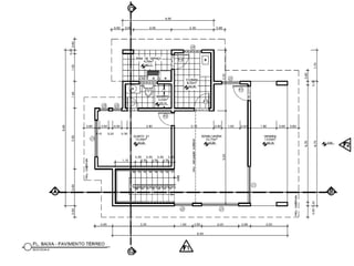 Escadas -  desenho de arquitetura