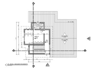 Escadas -  desenho de arquitetura